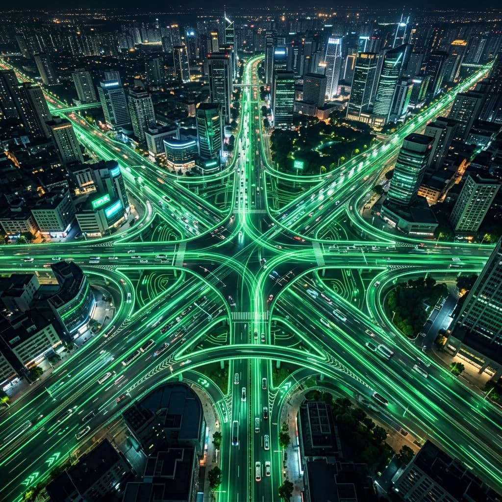 Pemetaan Grid Lalu Lintas Cerdas