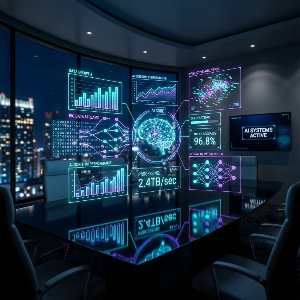 Dasbor Analitik Big Data AI
